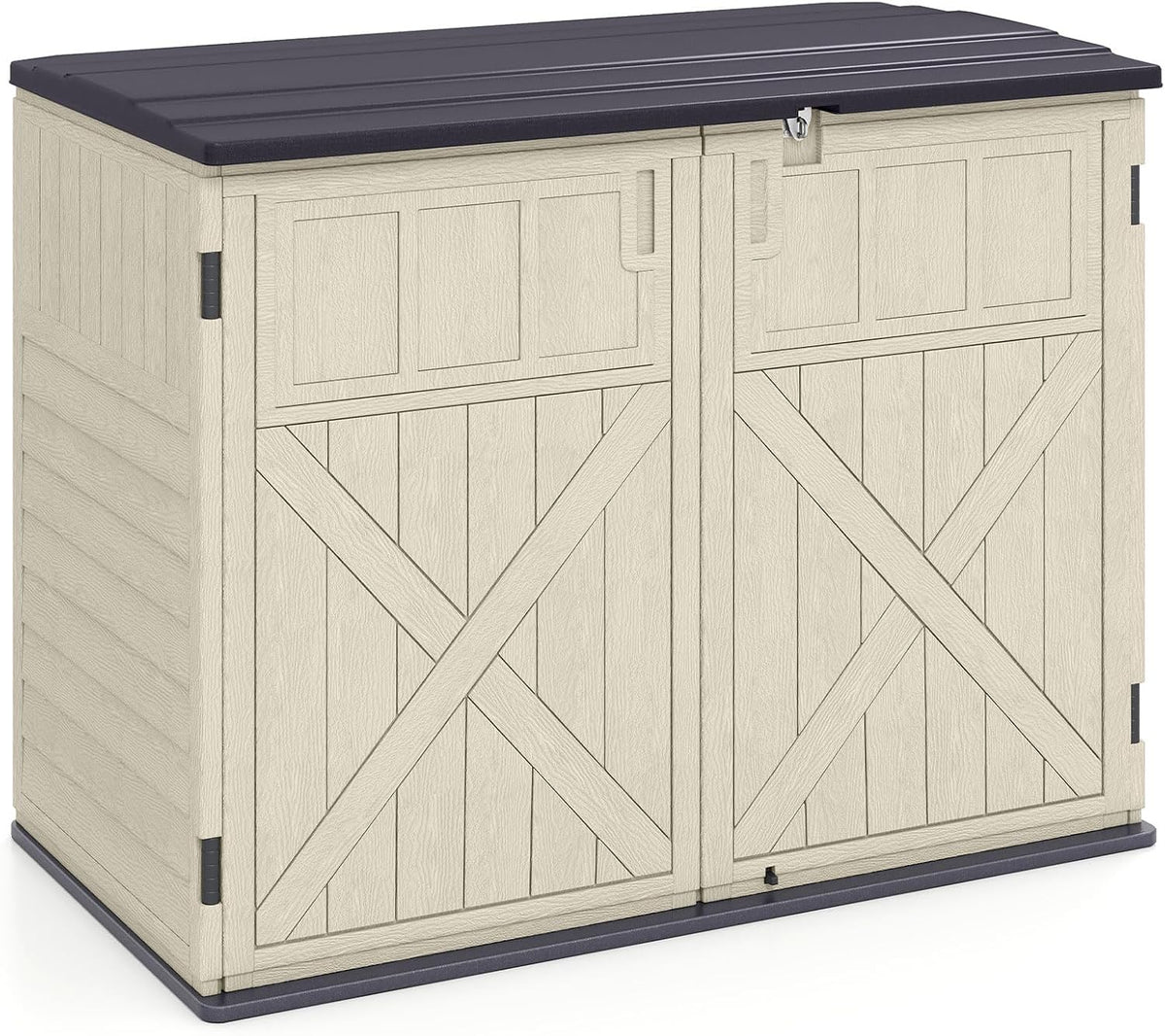 Tangkula 20 Cu.Ft Large Outdoor Storage Cabinet w/Adjustable Shelf