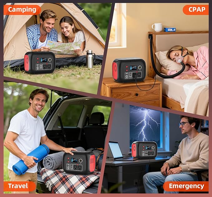 ENOFLO Portable Power Station 300W, 228Wh Solar Generator