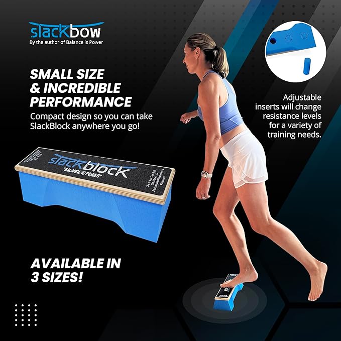 SlackBow SlackBlock Athletic Balance Trainer – Improve Balance, and Athletic