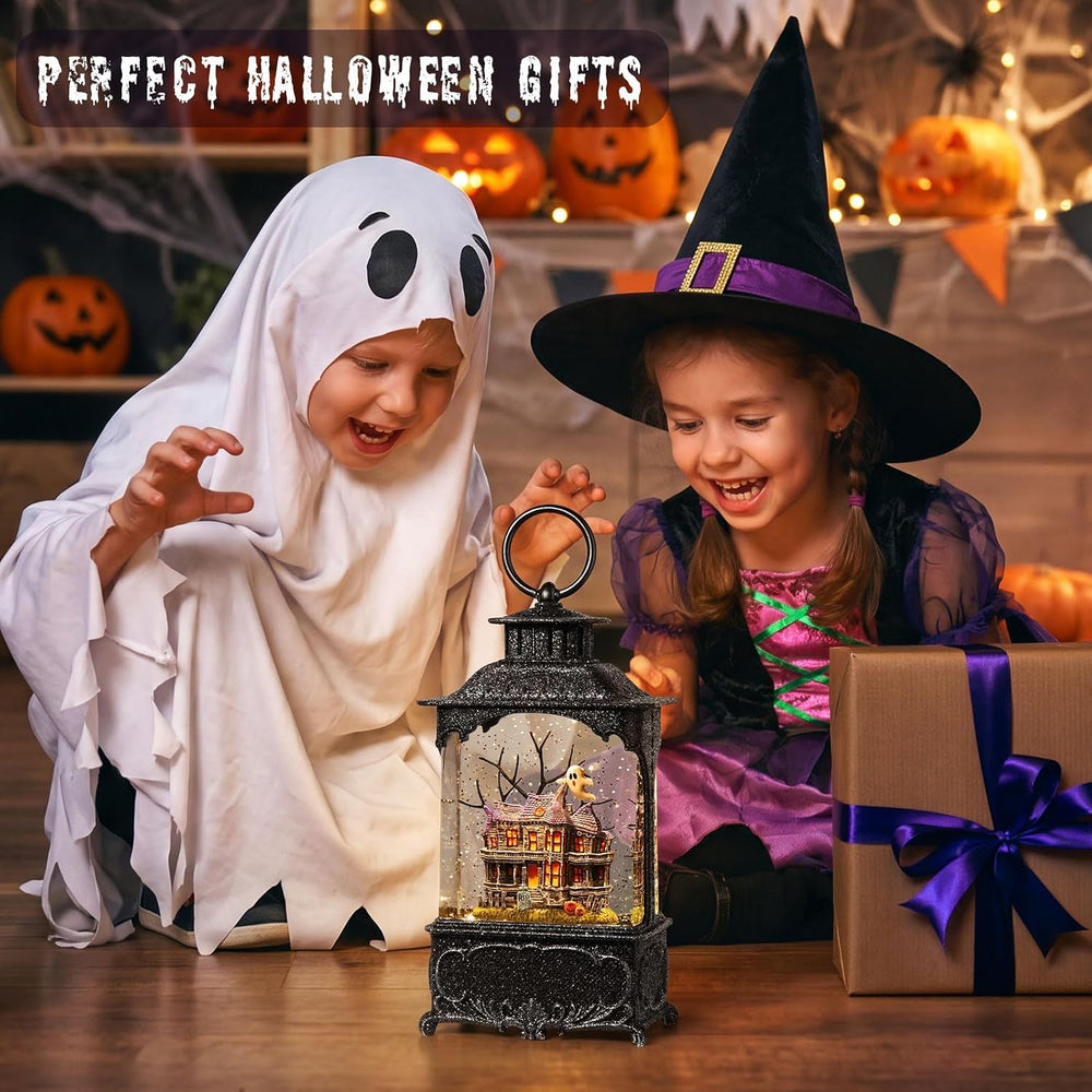 Halloween Snow Globe Lantern Haunted House Halloween Decorations