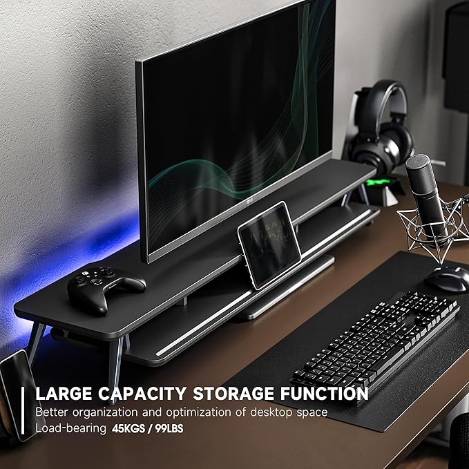 Fenge Dual Monitor Stand, Monitor Stands Riser