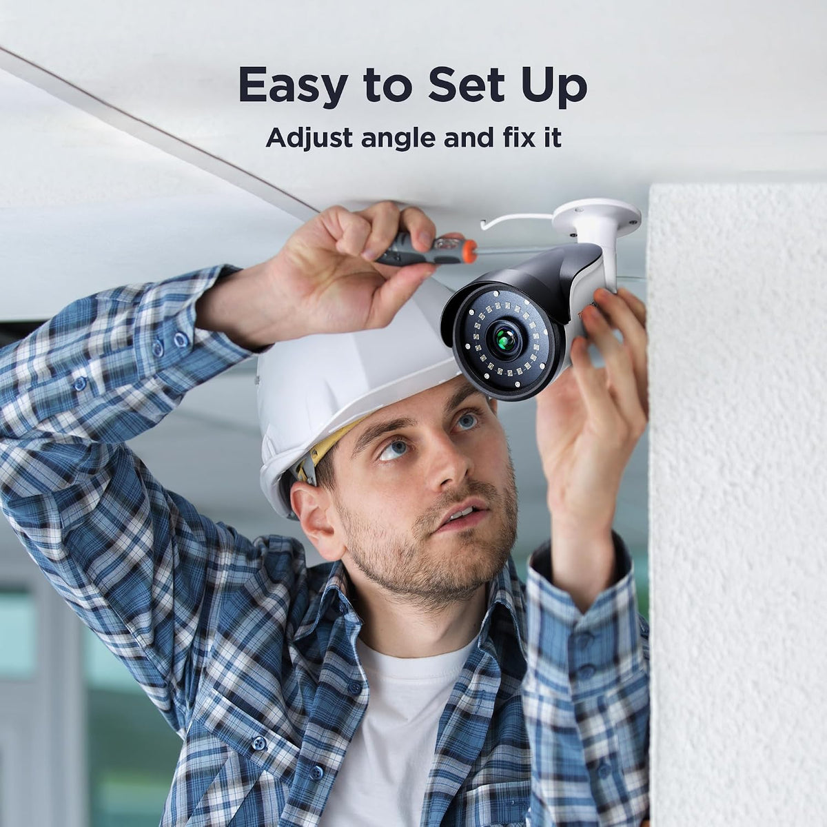 tigersecu 2mp metal long range security camera for showing dimensions