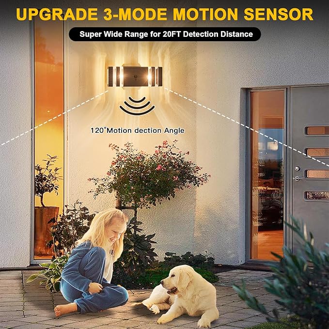 2 Pack Oil Rubbed Bronze Outdoor Wall Lights
