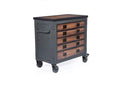 DURAMAX 36 in Rolling Tool Chest with Wood Top and 5 Drawers