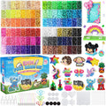 Zefy Fuse Beads Kit 92 Colors 19200 Pcs Melting Beads 5mm Beads Craft Kit