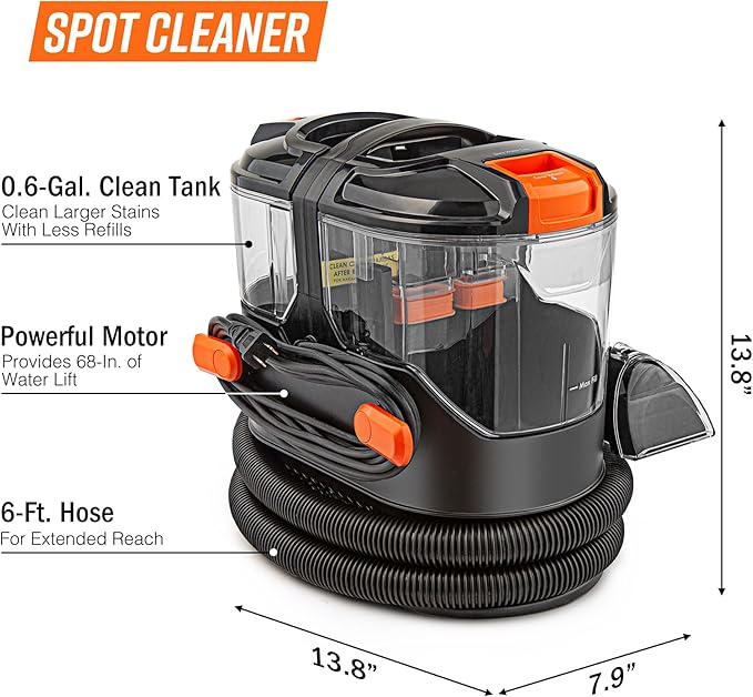 Armor All SCA702 901 7 Amp Portable Spot Cleaner