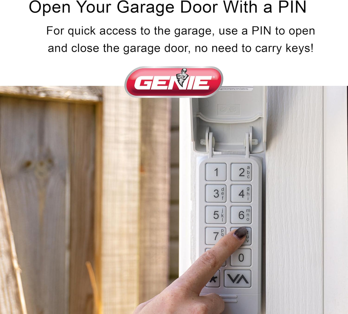 Genie Authentic Garage Door Opener Remote and Wireless Keypad Combo Pack