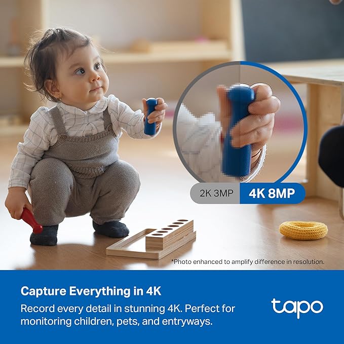 Tapo 4K Pan/Tilt Indoor Security Camera