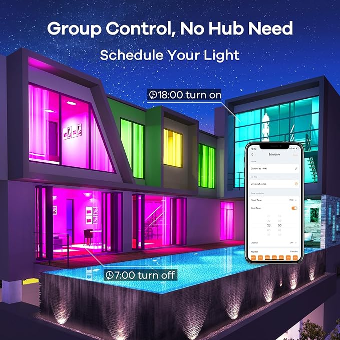 Linkind Smart Light Bulbs with Remote Control, Smart Bulb That Work with Alexa