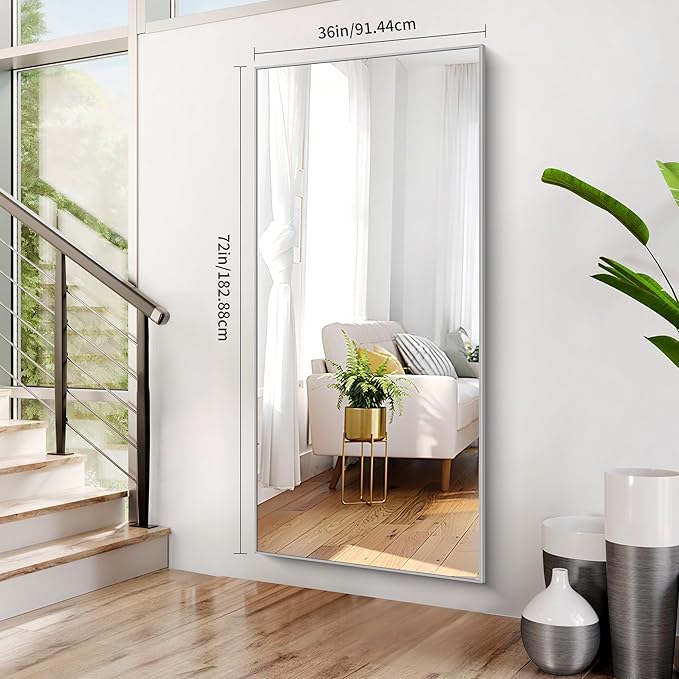 36x72inch Bathroom Mirror, Large Rectangular Wall Mirrors