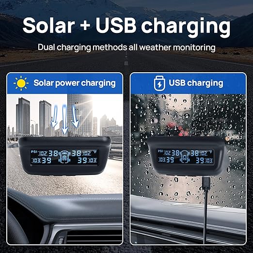 Masoll Tire Pressure Monitoring System, RV/Trailler TPMS