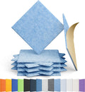 Amantech 12 Pack Acoustic Panels Self Adhesive Sound Proof Foam, High Density