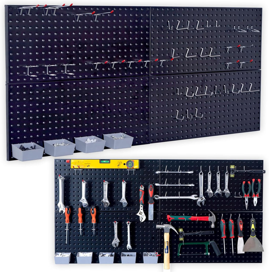 Wallmaster Pegboard Organizer Garage Storage (48pcs)