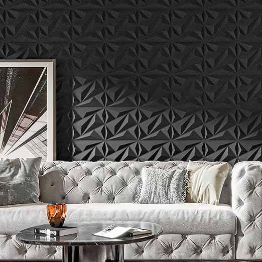 Art3dwallpanels 50 Pack 3D Wall Panel Diamond