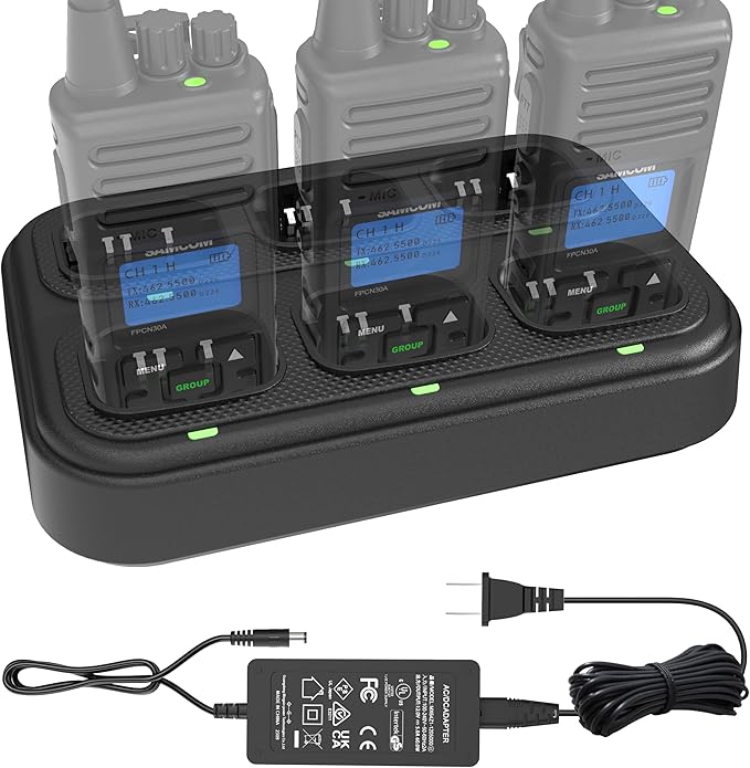 SAMCOM Six Way Charger Multi Unit Rapid Gang Charger Station