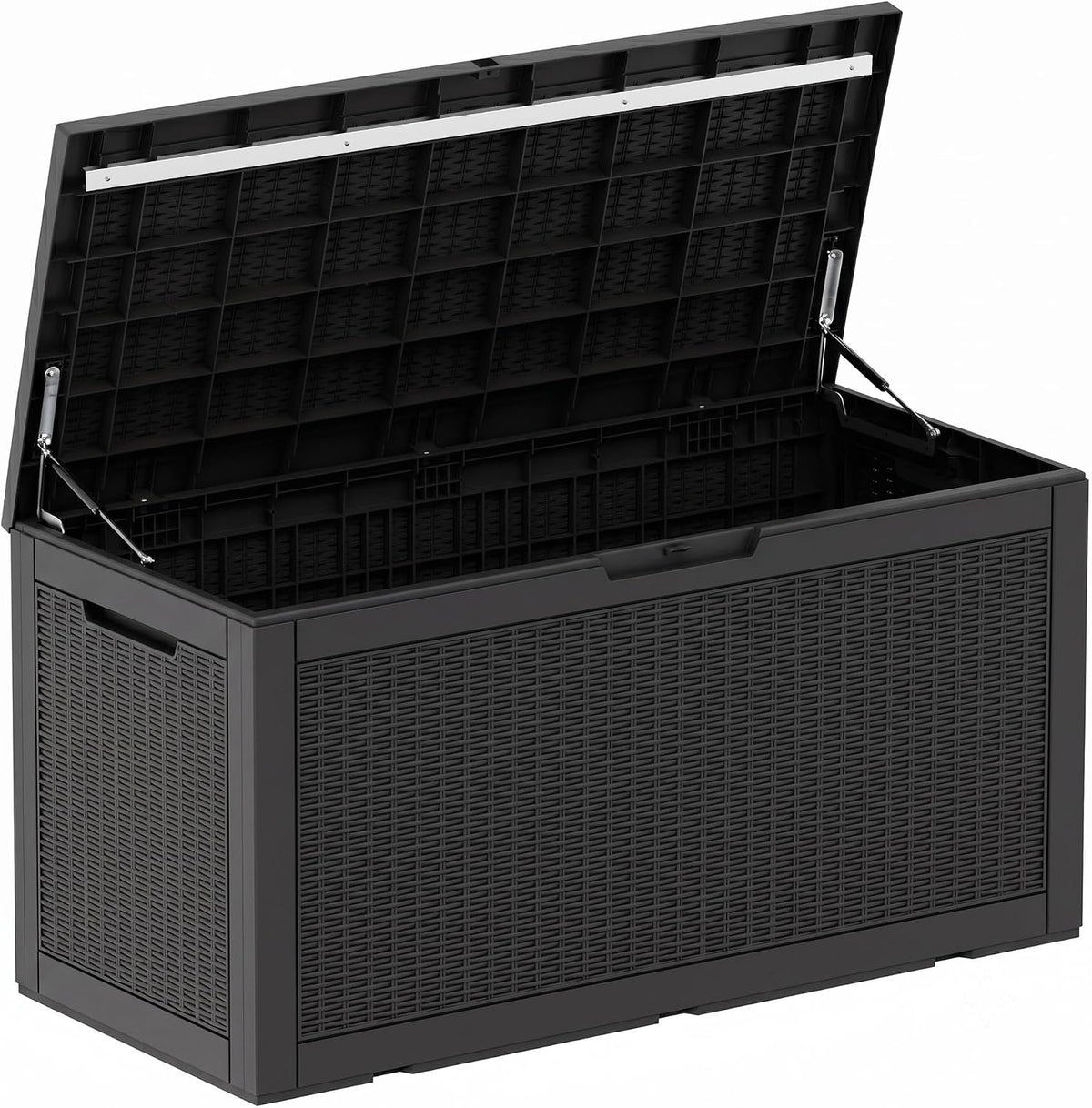 Deck Box 170 Gal Waterproof Outdoor Storage Patio Organizer Black