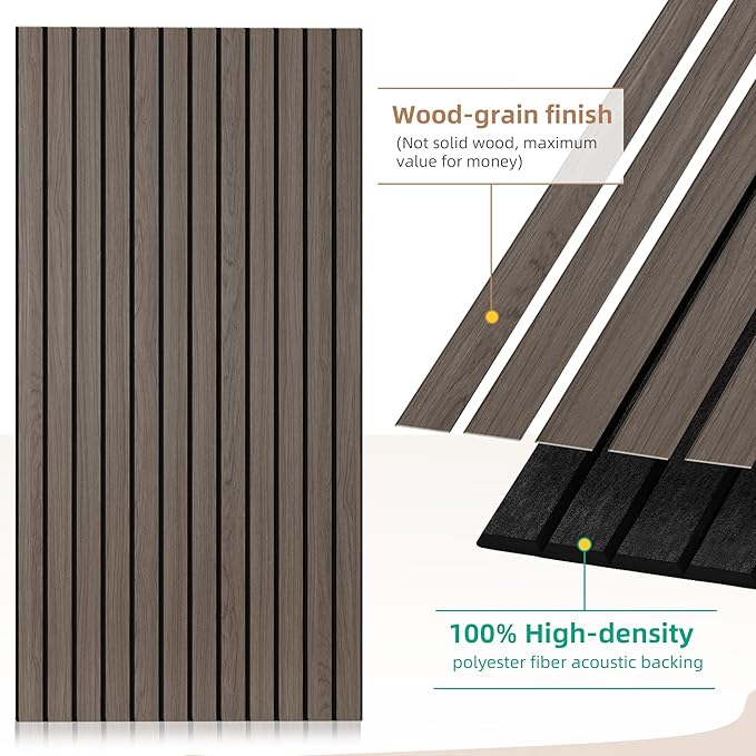 4 Pack Acoustic Panel, 47.2”x23.6” Acoustic Panels