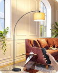 EDISHINE 78.3″ Modern Arc Floor Lamp