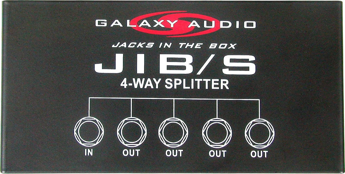 galaxy audio jib/s 4-way splitter, close-up detail