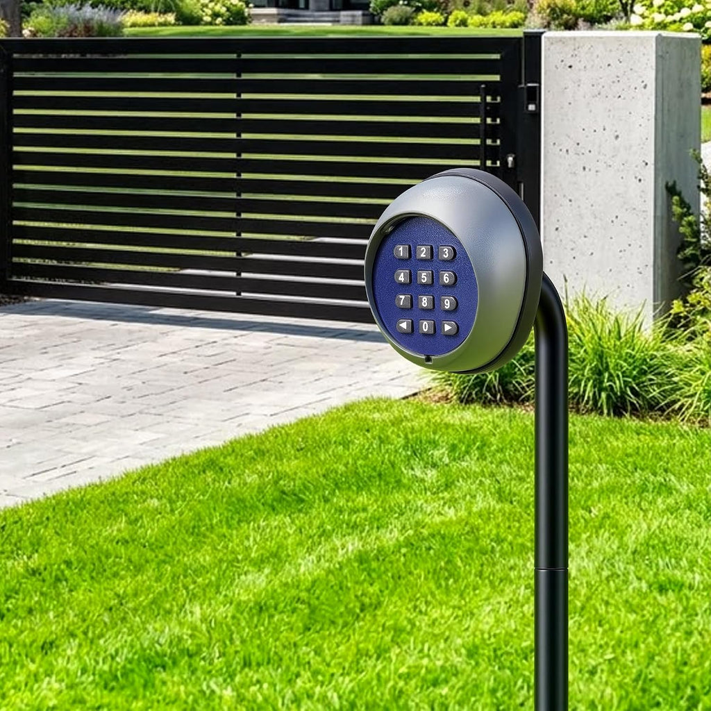 co-z keypad mounting post, 24.4 to 66 in, front angle view