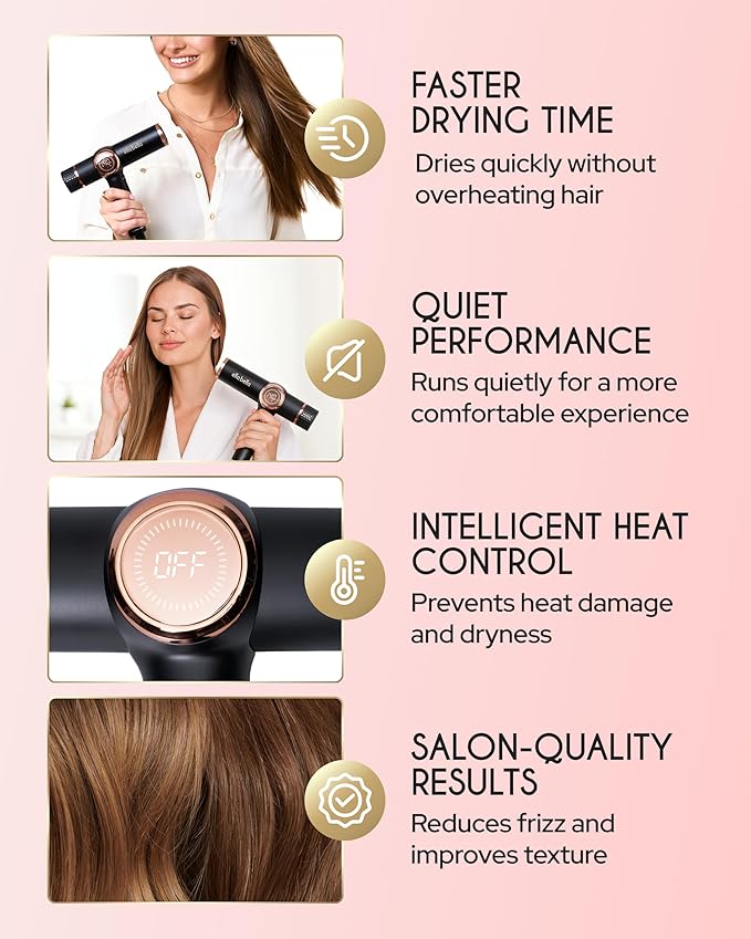 ELLA BELLA® Professional Ionic Hair Dryer