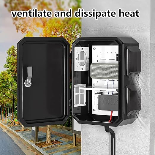 Outdoor Electrical Box, Cold-Rolled Steel Plate, Aluminum Alloy Back Beam