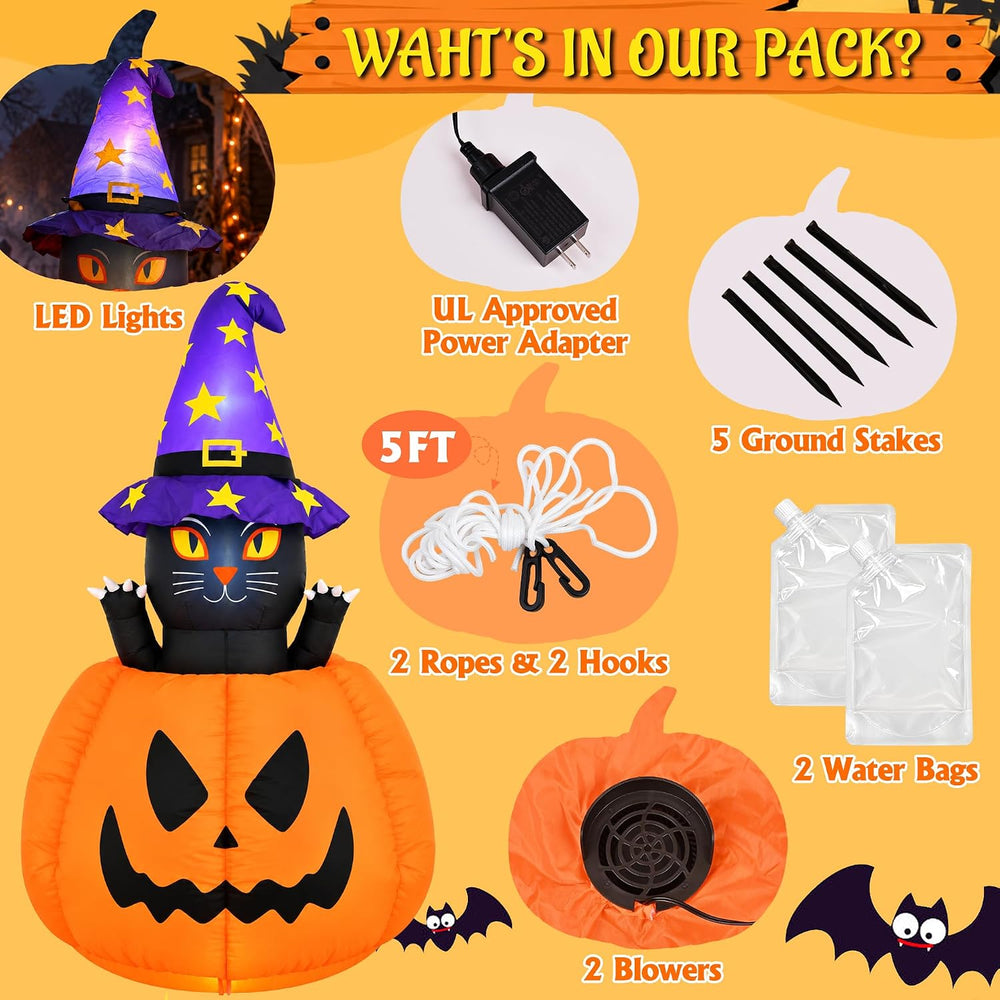 5.3 FT Halloween Inflatable Outdoor Decorations