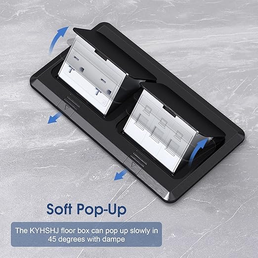 Dual Pop-Up Floor Box Electrical Kit