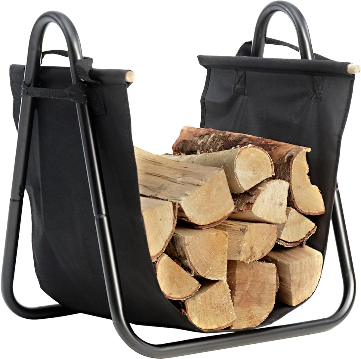 ShelterLogic 2 x 1 x 2 ft Black Firewood Rack