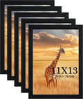 TKYGU 11x13 Picture Frame Set of 5, Wooden Frame 11x13 Wall Gallery Poster