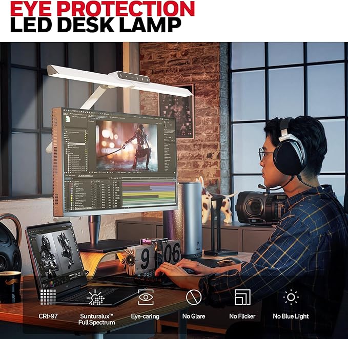 Honeywell LED Desk Lamp with Clamp