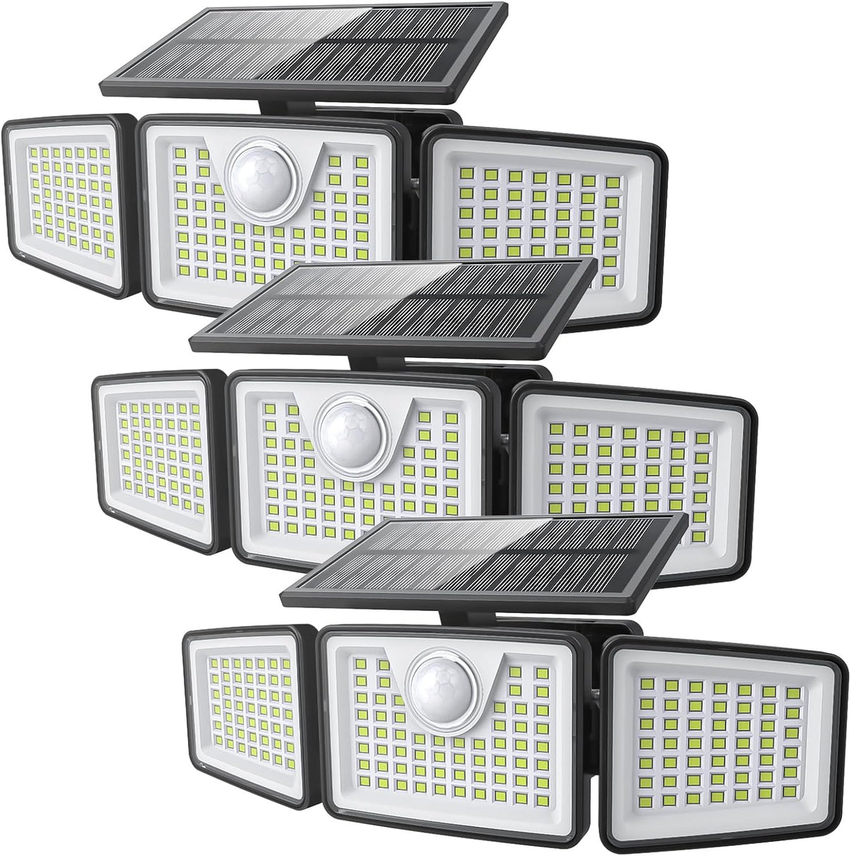 daphino 2500LM Solar Lights Outdoor (3 Pack)