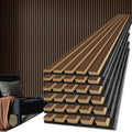 Art3d 6-Pack Acoustic Wood Slat Wall Panels