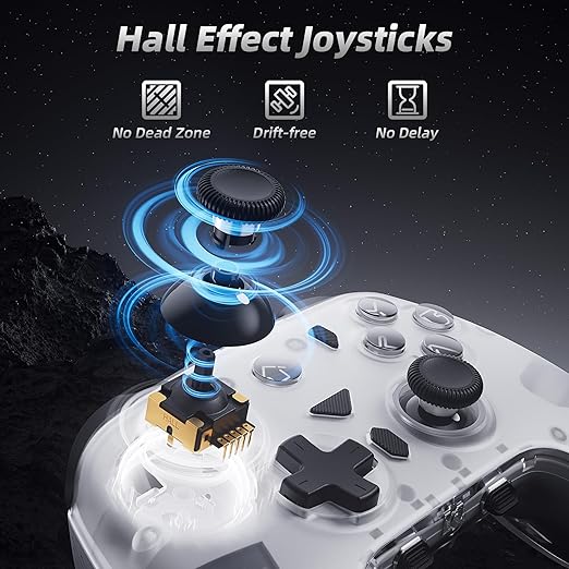 Mytrix PC Controller with Charing Dock, Wireless Bluetooth 2.4G Wired