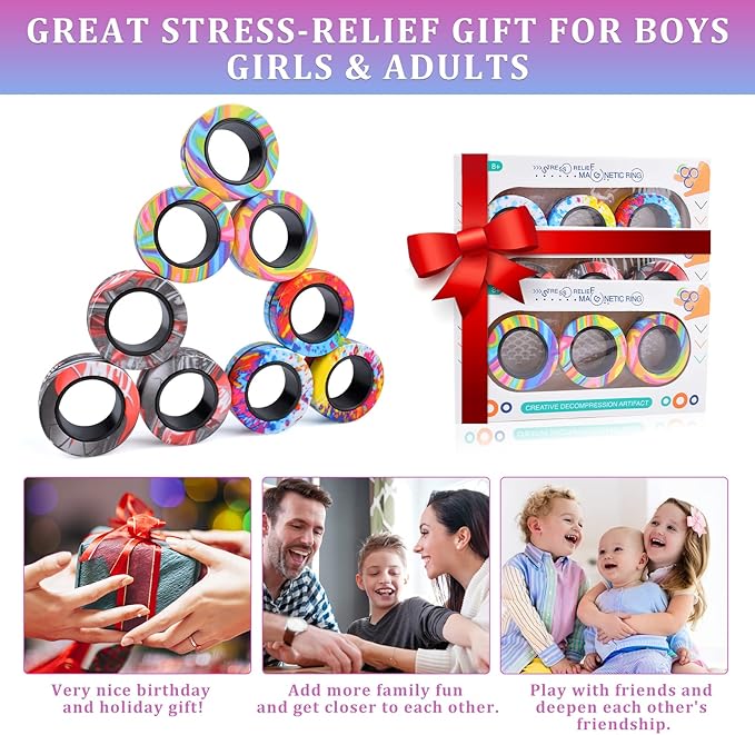Cevioce Valentines Day Gifts for Him 8+ Year Old Teen Boy Adults, Magnetic (27Pcs)
