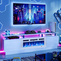 oneinmil 80" Modern Electric Fireplace TV Stand