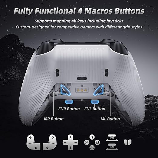 Mytrix PC Controller with Charing Dock, Wireless Bluetooth 2.4G Wired