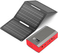 Portable Solar Power Bank with AC Outlet 65W 110V External Battery Pack