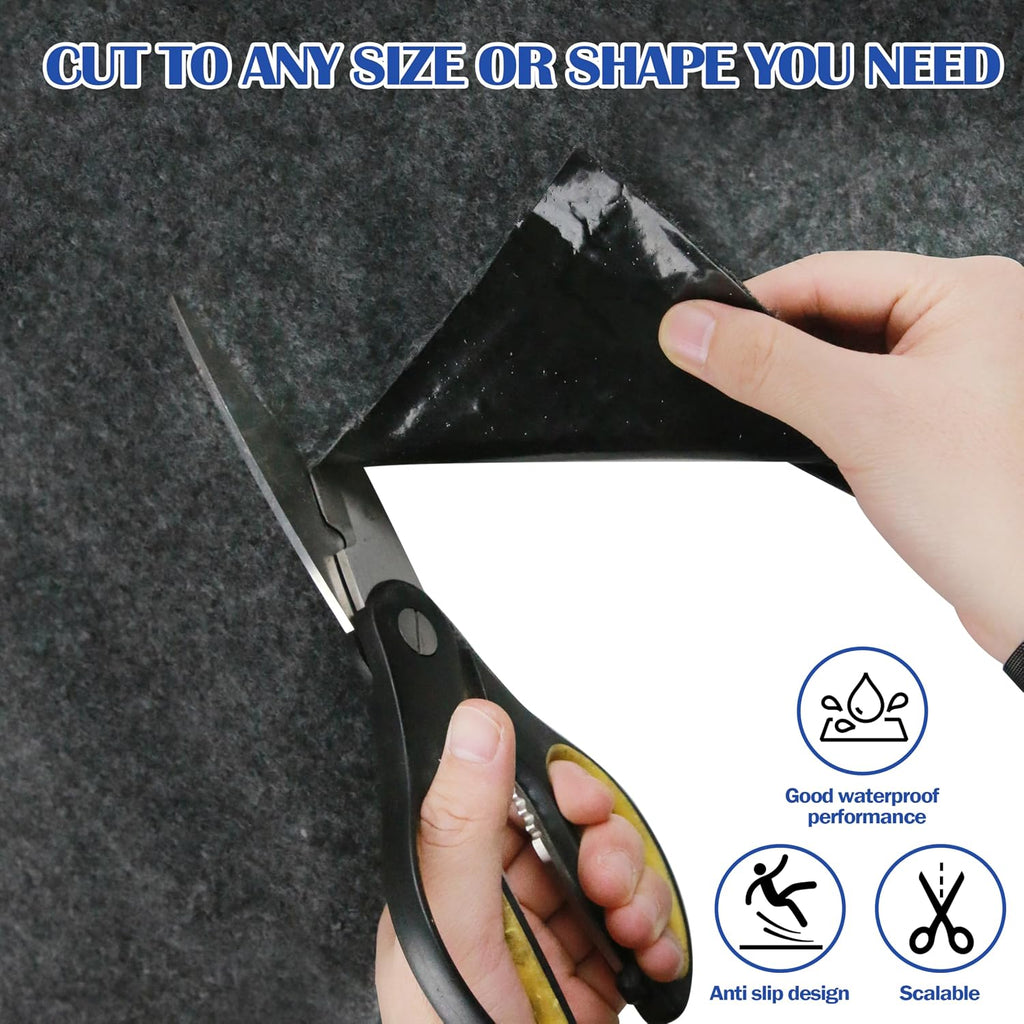 ogrmar 8.2x10.2 ft outdoor storage shed mat waterproof shown in use