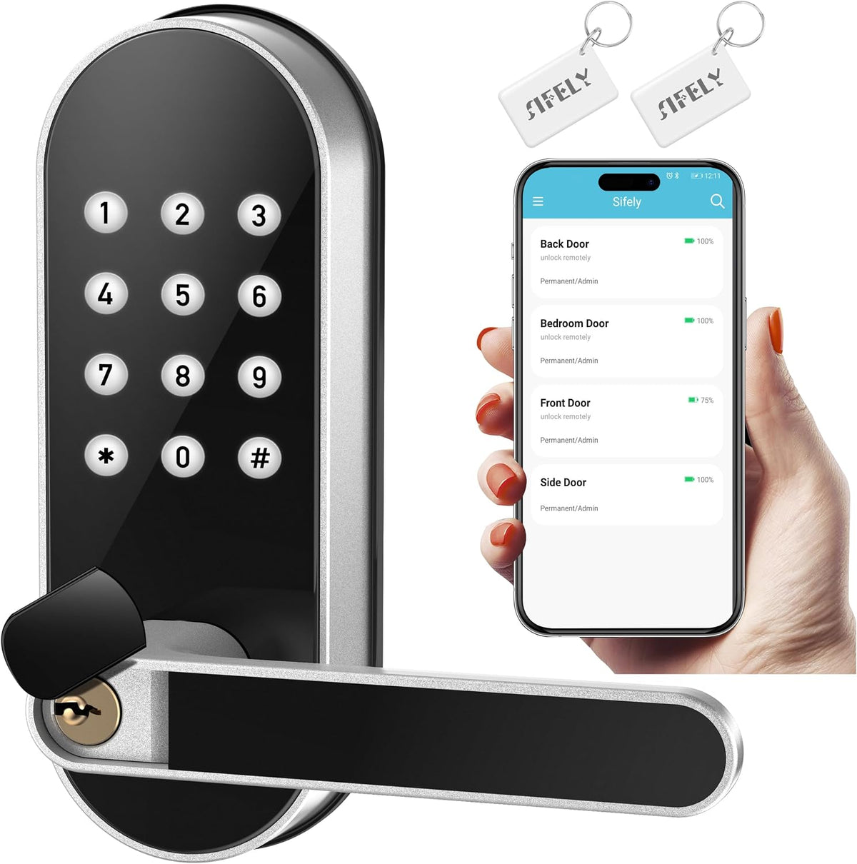 Keyless Entry Keypad Smart Door Lock
