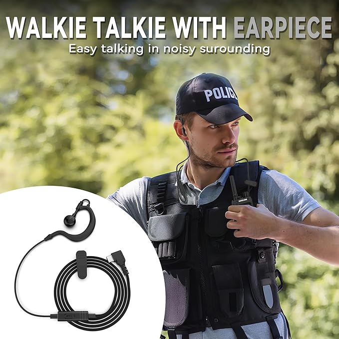 Ketelese T4 Walkie Talkies Long Range, IP67 Waterproof Dustproof Two Way Radio