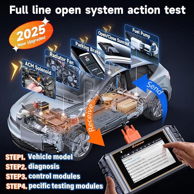 2026 FOXWELL NT726 OBD2 Scanner Diagnostic Tool, All System Bidirectional
