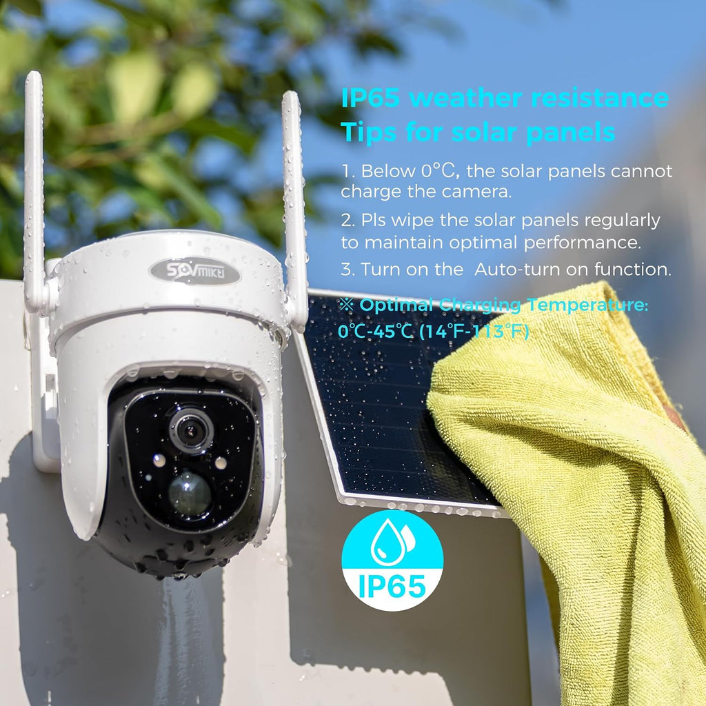vicohome 2cq4g 2k ai solar security cameras, wireless, view 9