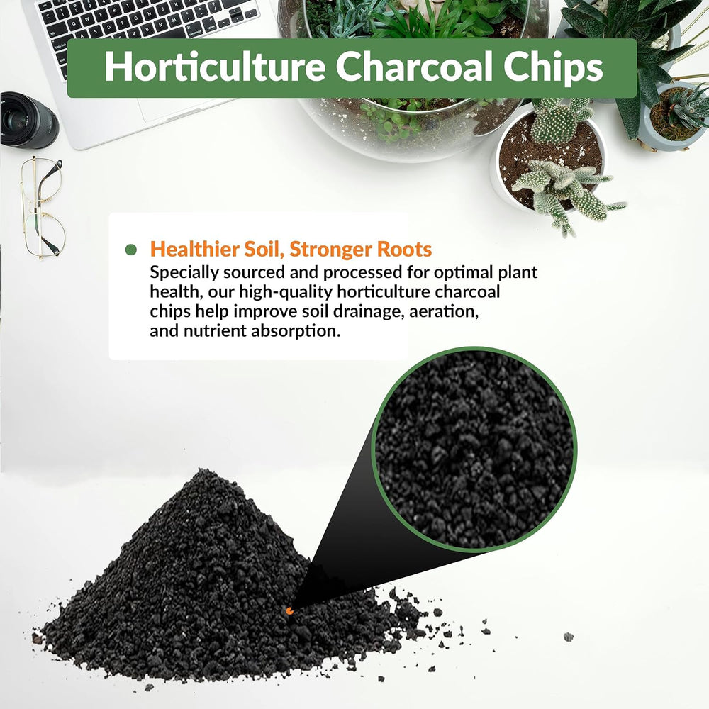 Old Potters Premium Horticultural Charcoal Chips, Natural Soil Amendment for ...