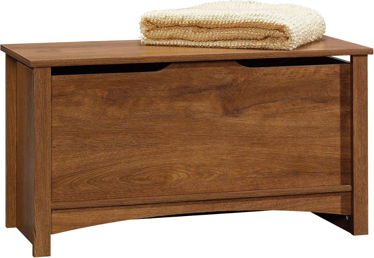 Sauder 412221 Shoal Creek Storage Chest, Oiled Oak® Finish