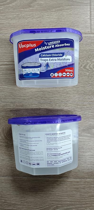 Vacplus Moisture Absorbers, 10.5 Oz Humidity Absorber Boxes Attracts Extra