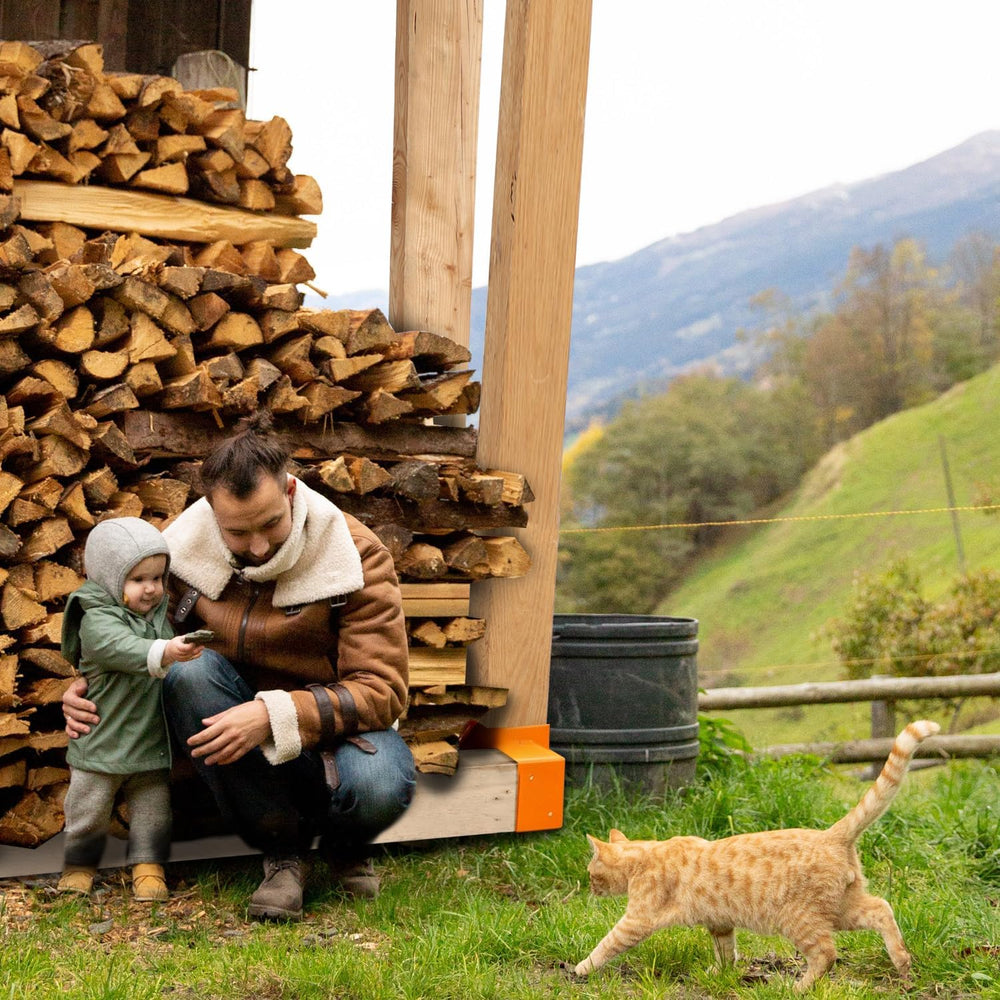 Highpro Firewood Rack Outdoor, Fire Wood Racks, Fire Log Holder Storage, Heav...