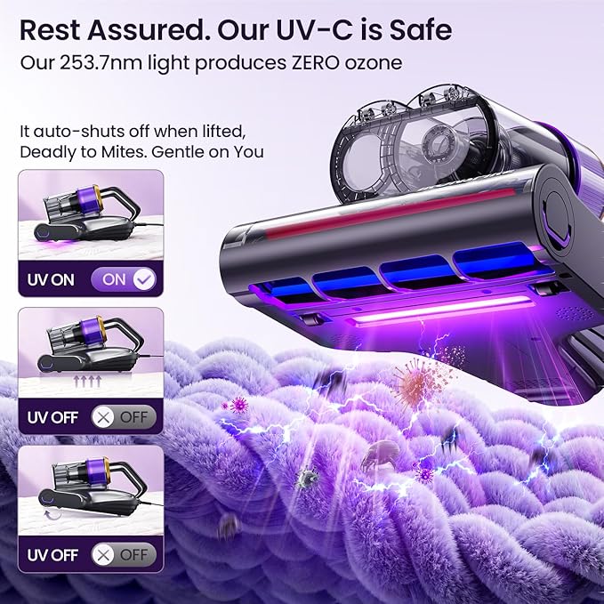 IRONSPIRE Bed Vacuum Cleaner, Mattress Vacuum