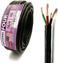 NATIONAL Wire & Cable – 18 AWG 4-Conductor Premium Copper Wire, 50 ft, Stranded
