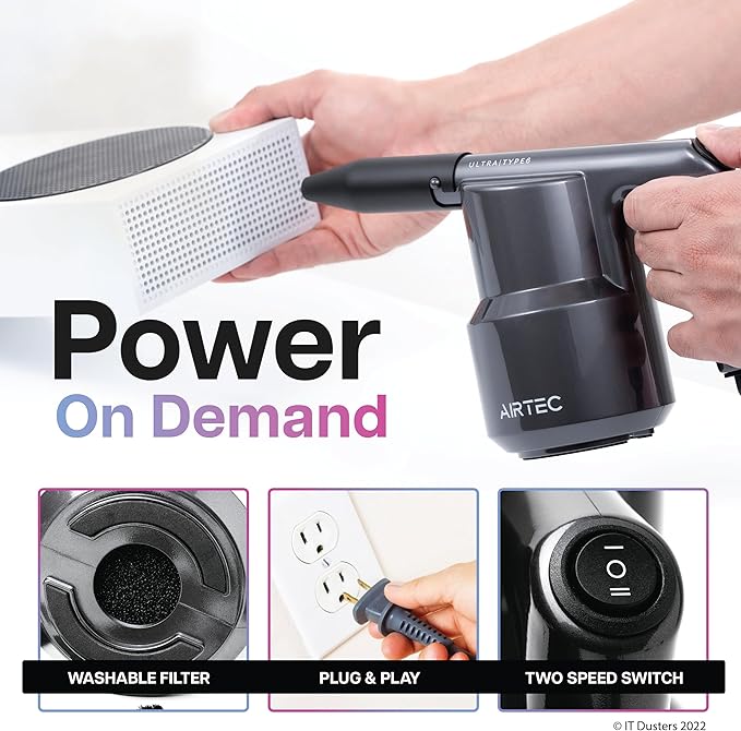 IT Dusters AirTec Ultra Electric Air Duster Blower